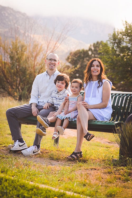 Dr Gallegos and family